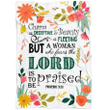 Proverbs 31:30 A woman who fears the Lord is to be praised Christian blanket - Gossvibes