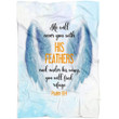 He will cover you with his feathers Psalm 91:4 Bible verse blanket - Gossvibes