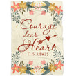 Courage, Dear Heart Christian blanket - Gossvibes
