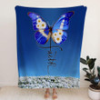 Faith cross butterfly blanket - Christian blankets - Gossvibes