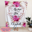 My hope is in you Psalm 39:7 personalized name blanket - Gossvibes