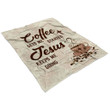 Coffee get me started Jesus keeps me going Christian blanket - Gossvibes