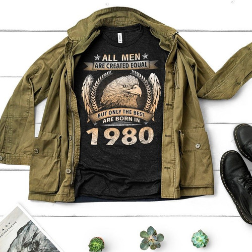 41st Birthday Gifts For Him, Vintage 1980 Birthday Shirt, Only The Best Are Born In 1980 Shirt - spreadstores