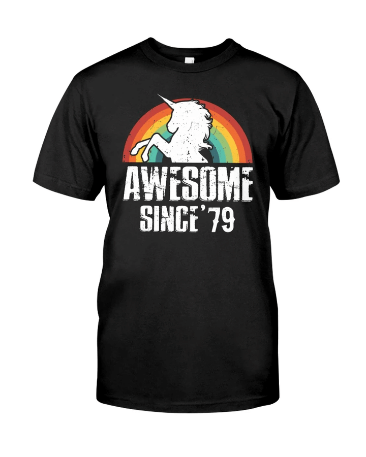 Awesome Since' 1979, Birthday Gifts Idea, Gift For Her For Him Unisex T-Shirt KM0804 - spreadstores