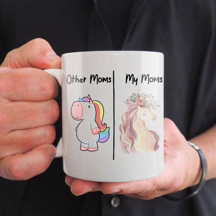 Best Mother’s Day Gift Ideas, Other Moms Vs My Mom Mug, Mamacorn Mug, Mom Unicorn, Mug For Mom, Mom Mug - spreadstores
