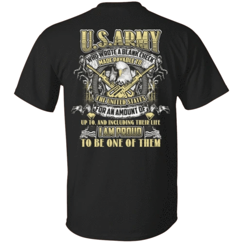 Veteran Shirt, US Army Shirt, I Am Proud To Be One Of Them T-Shirt KM0507 - Spreadstores