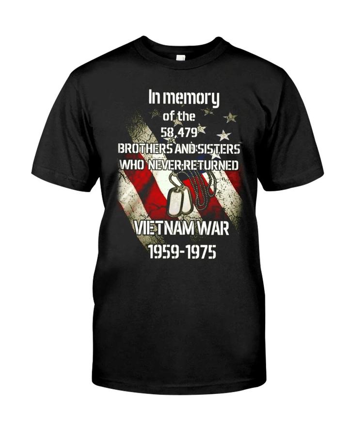 Veteran Shirt, Dad Shirt, Vietnam War Brothers And Sisters Who Never Returned T-Shirt KM0906 - Spreadstores