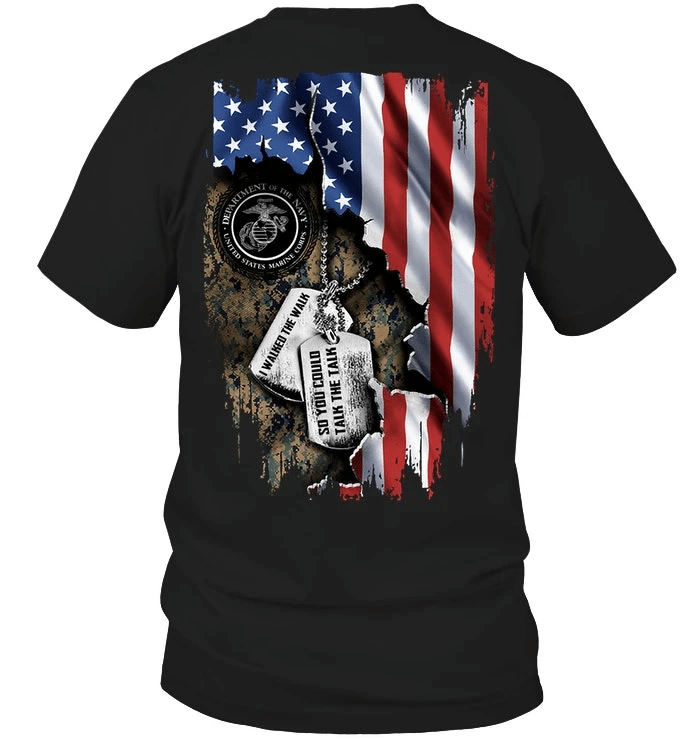 Veteran Shirt, I Walked The Walk So You Could Talk The Talk, Veteran Day Gift T-Shirt KM0107 - Spreadstores