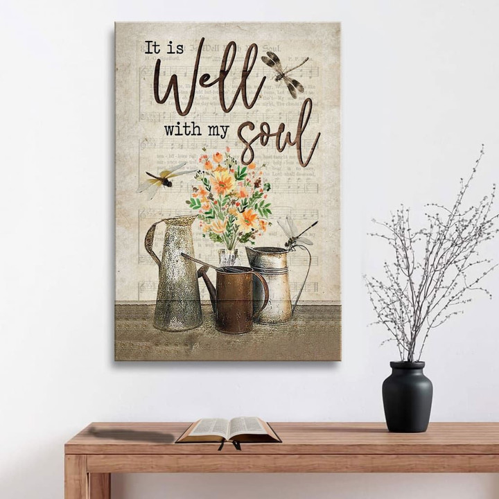 It well with my soul canvas wall art
