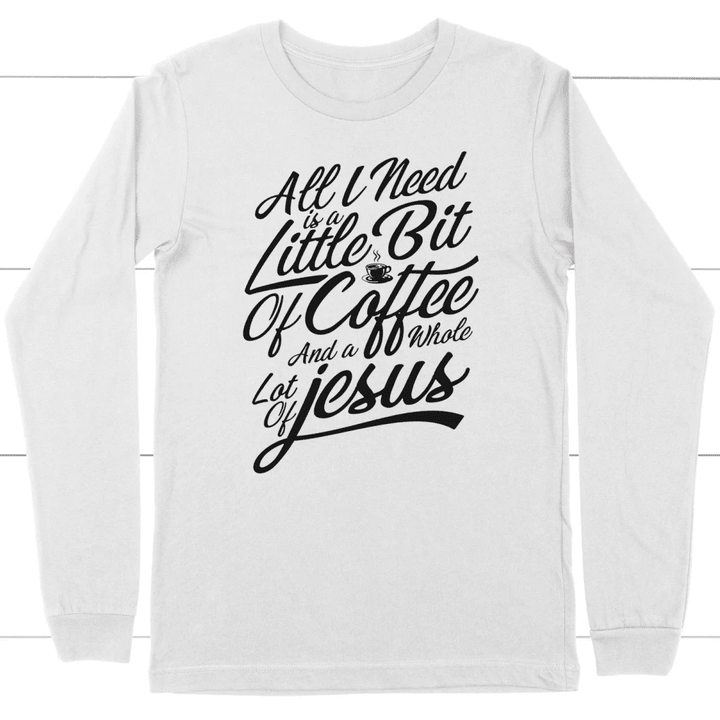 Jesus and coffee Jesus long sleeve t-shirt - Gossvibes