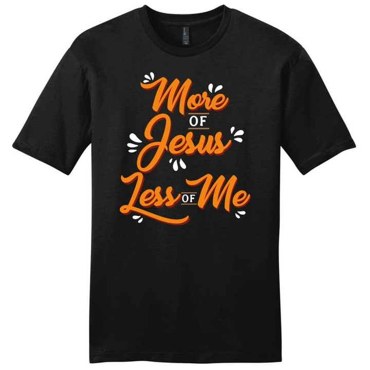 More of Jesus less of me mens Christian t-shirt - Gossvibes