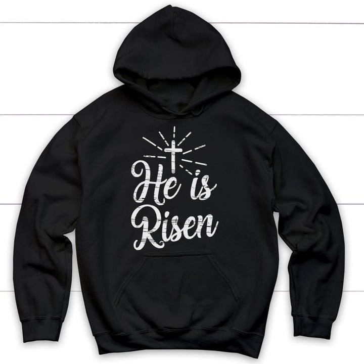 He is risen Christian hoodie | Jesus hoodie - Gossvibes