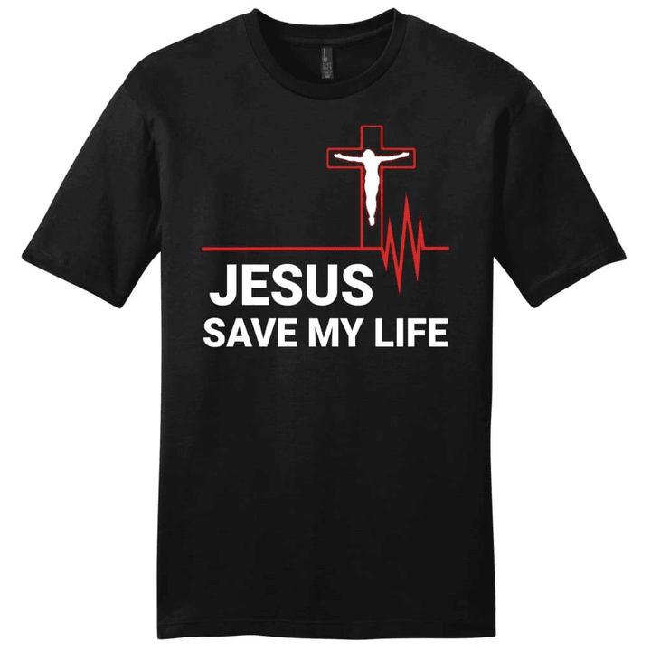 Jesus save my life mens Christian t-shirt - Gossvibes