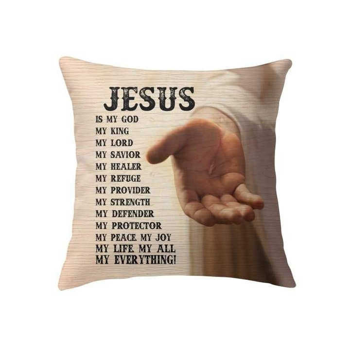 Jesus is my everything Christian pillow - Christian pillow, Jesus pillow, Bible Pillow - Spreadstore