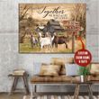 Goat Canvas, Poster Art Together Farm Custom Name