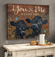 CANVAS – Black Angus Cow – You & Me 0406