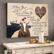 I Choose You Dairy Cow 2 Poster Canvas