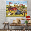 Life Is Better on the Farm A190820 Canvas, Poster Art