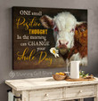 CANVAS – Cow – One Small Positive Thought