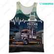 Spread stores  Truck 3D Purple Kw 1302 1302 Hoodie Over Print Plus Size