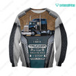 Spread stores  I Am A Trucker 3D Black Kw 1302 1302 Hoodie Over Print Plus Size