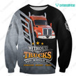 Spread stores Beautiful Truck 3D Orange Kw 1302  Hoodie Over Print Plus Size