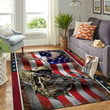 Spread Store 3D Bow Moose Flag Rug 2310