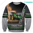 Spread stores Love Tractor 3D Farmer 1402  Hoodie Over Print Plus Size