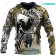 Spread stores Moose Hunter Camo 3D 2802 Hoodie Over Print Plus Size