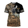 Spread Stores Beautiful Moose Hunting Brown Camo 3D 0709 All Over Printed Shirts