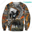 Spread stores Moose Hunter Camo 3D Shirt 2802 Hoodie Over Print Plus Size