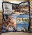 Spread stores MP1611 Deer Deer In Winter Quilt Blanket All Over Printed