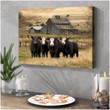 Ohcanvas Cows And Barn Beautiful Canvas Wall Art Decor