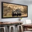 Ohcanvas Black Framed Canvas Live Like Someone Left The Gate Open Cows Canvas Wall Art Decor