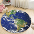Love Earth Premium Round Rug Floor Mat Carpet, Rug For Living Room, For Bedroom