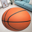 Love Basketball Sport Premium Round Rug Floor Mat Carpet, Rug For Living Room, For Bedroom