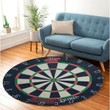 Love Darts Premium Round Rug Floor Mat Carpet, Rug For Living Room, For Bedroom