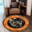 Bow Hunter Premium Round Rug Floor Mat Carpet, Rug For Living Room, For Bedroom