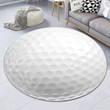 Love Golf Ball Sport Premium Round Rug Floor Mat Carpet, Rug For Living Room, For Bedroom