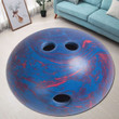 Love Bowling Ball Premium Round Rug Floor Mat Carpet, Rug For Living Room, For Bedroom