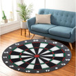 Love Darts Premium Round Rug Floor Mat Carpet, Rug For Living Room, For Bedroom