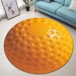 Love Hockey Premium Round Rug Floor Mat Carpet, Rug For Living Room, For Bedroom