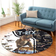 Love Dinosaur Premium Round Rug, Floor Mat Carpet, Rug For Living Room, For Bedroom
