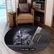 Love Viking Christmas Premium Round Rug, Floor Mat Carpet, Rug For Living Room, For Bedroom