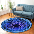 Sakura Magic Premium Round Rug, Floor Mat Carpet, Rug For Living Room, For Bedroom