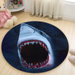 Love Shark Premium Round Rug, Floor Mat Carpet, Rug For Living Room, For Bedroom