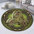 Trinity Knot Premium Round Rug, Floor Mat Carpet, Rug For Living Room, For Bedroom