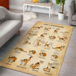 Love Cat Rectangle Rug, Floor Mat Carpet, Rug For Living Room, For Bedroom
