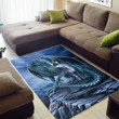 Love Dragon And Unicorn Rectangle Rug Floor Mat Carpet, Rug For Living Room, For Bedroom