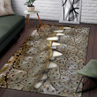 Love Crocodile Rectangle Rug Floor Mat Carpet, Rug For Living Room, For Bedroom